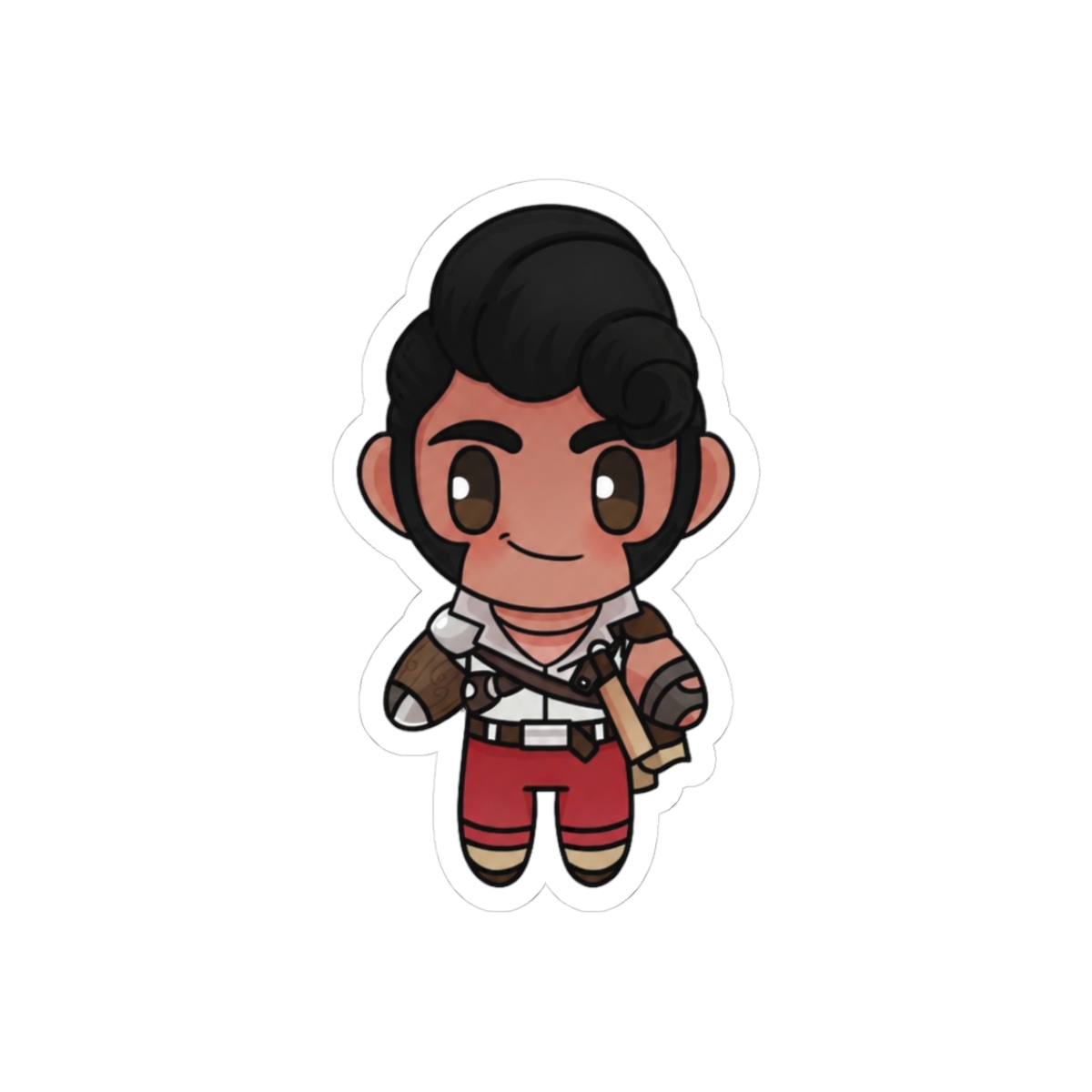 Mini Shiv Edgy Laptops Sticker - Official stickers merchandise