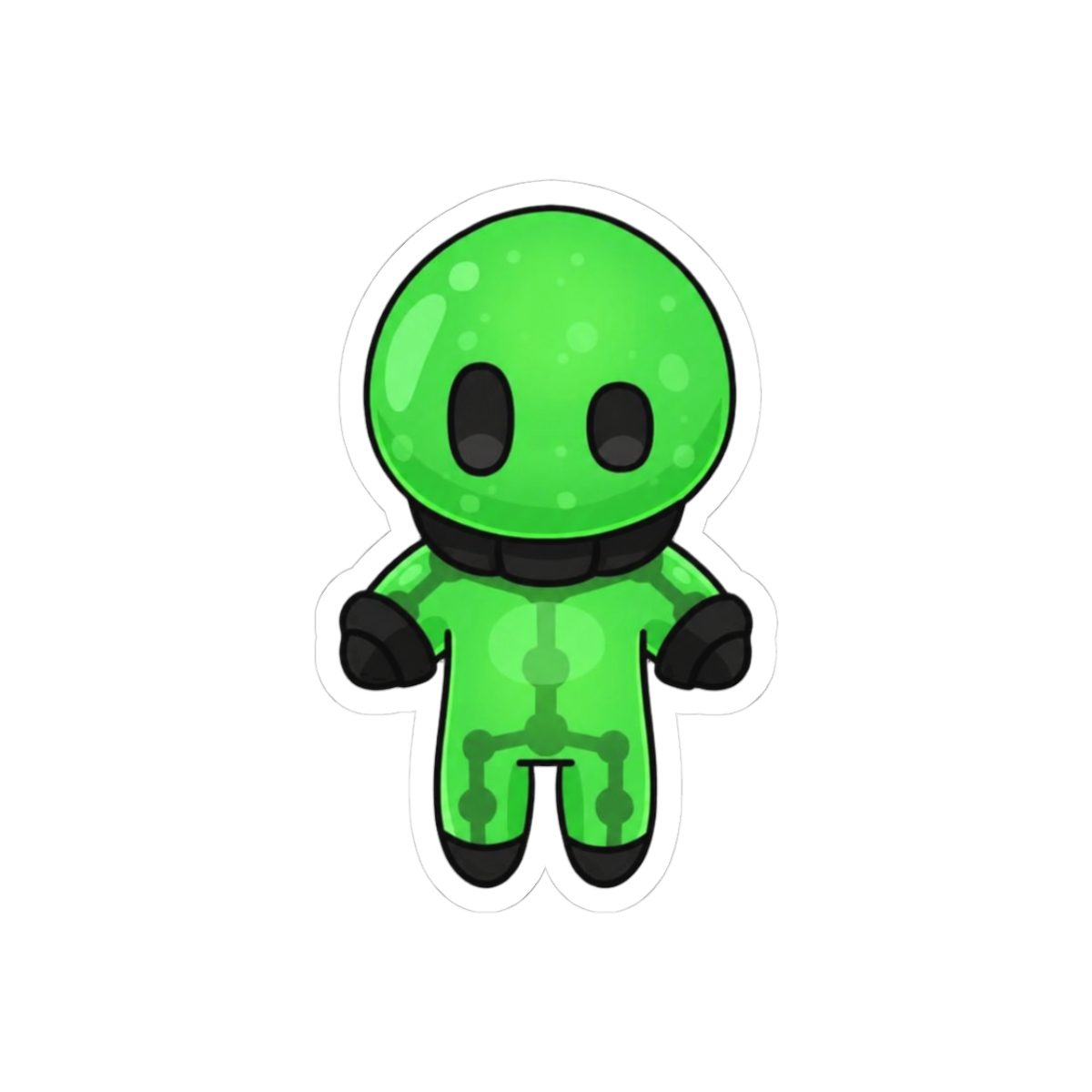 Mini Viscous Kawaii Slime Laptop Sticker - Official stickers merchandise