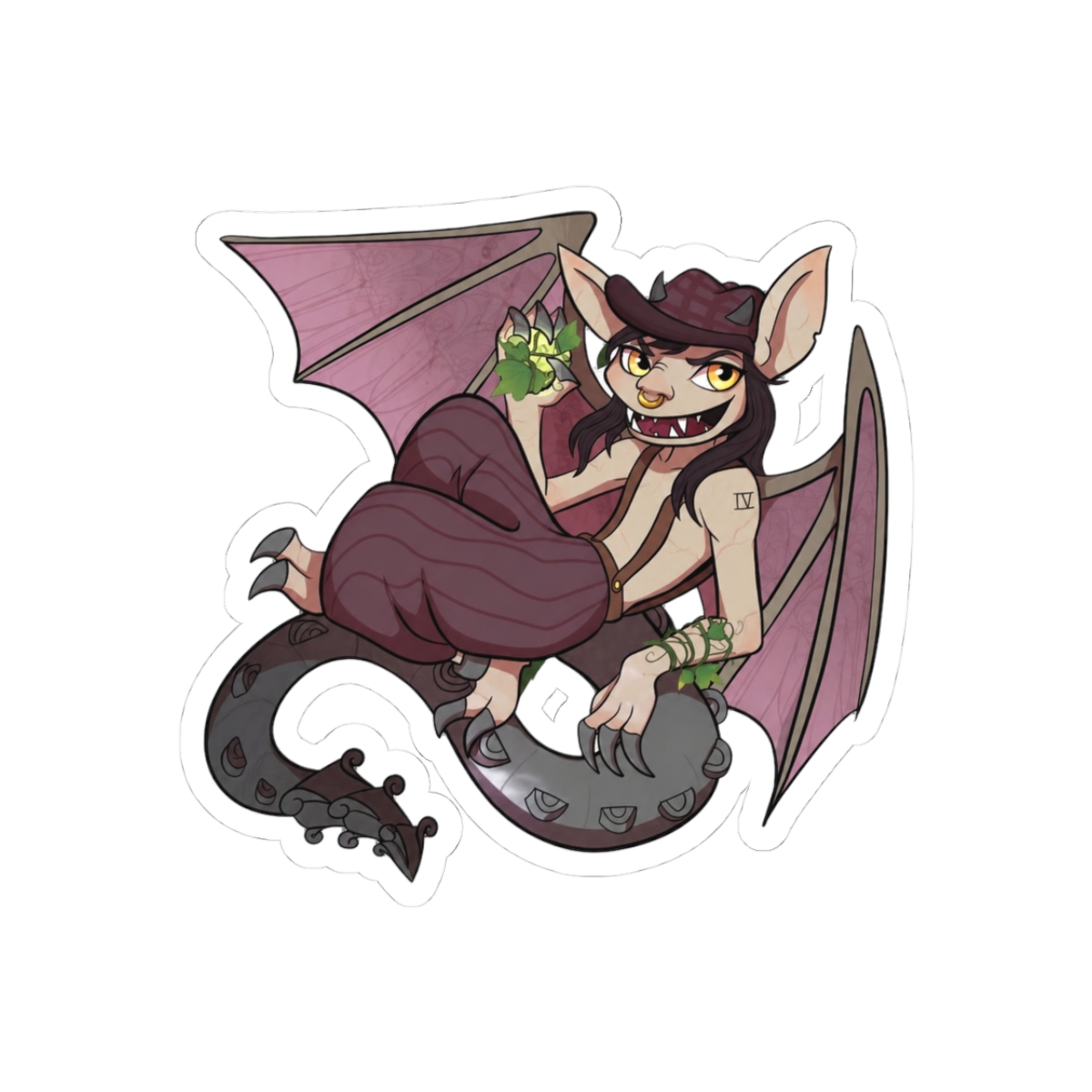 Ivy Deadlock Hero Bold Gaming Sticker - Official stickers merchandise