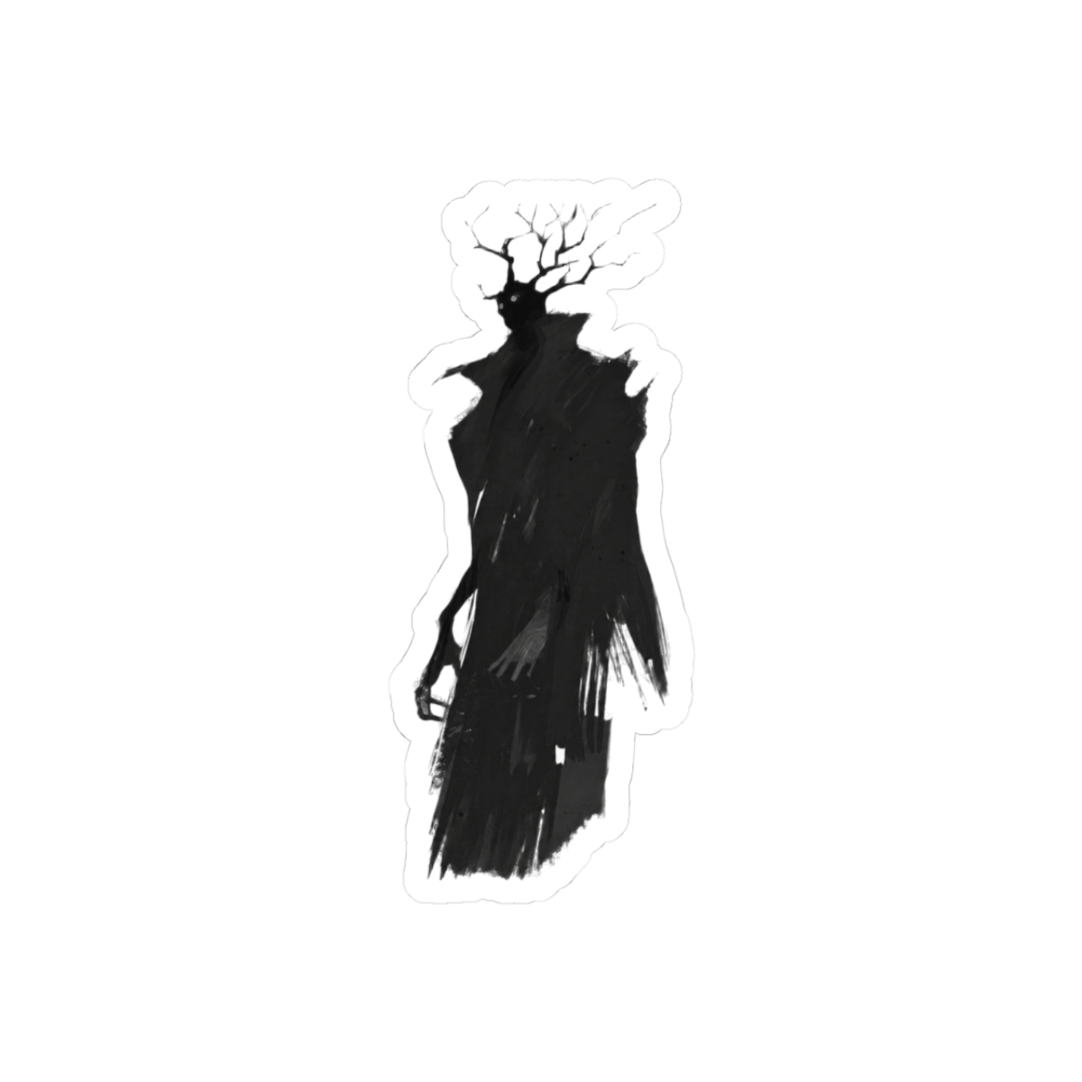 Deadlock The Hidden King Monochrome Gaming Sticker - Official stickers merchandise