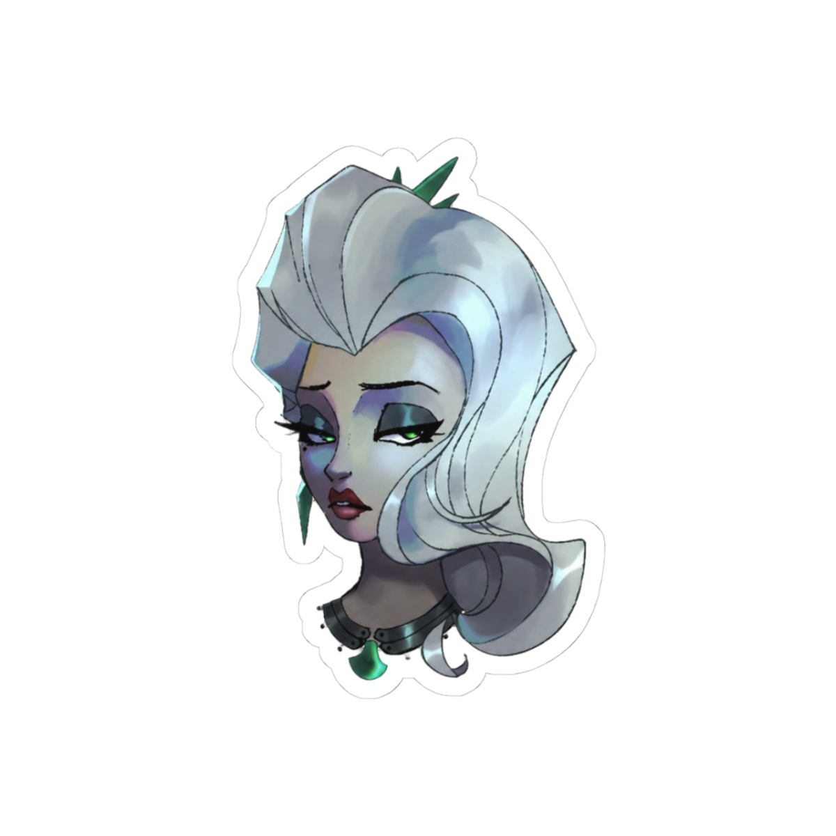 Deadlock Lady Geist Spectral Gaming Sticker - Official stickers merchandise