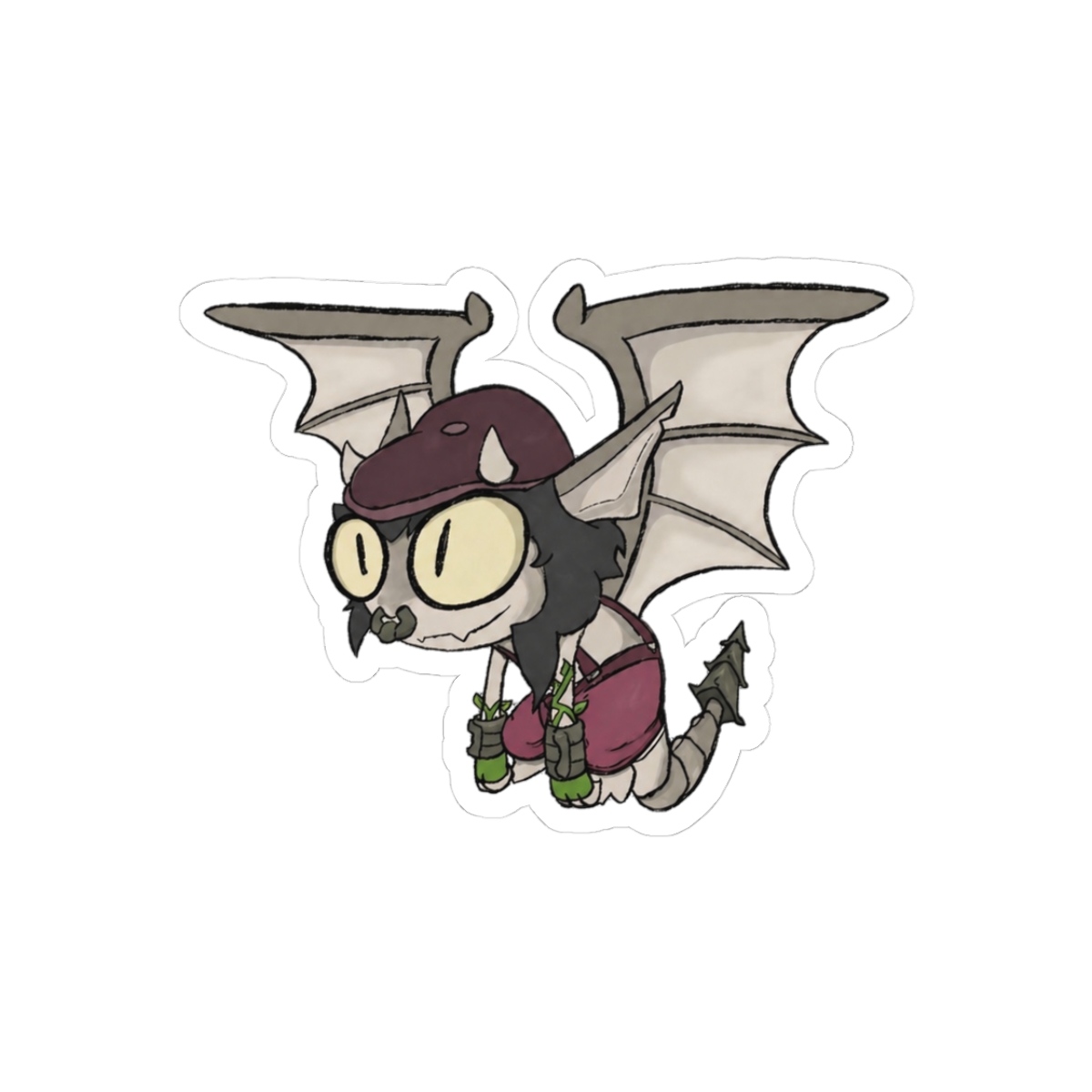 Ivy Flight Whimsical Fantasy Vine Sticker - Official stickers merchandise