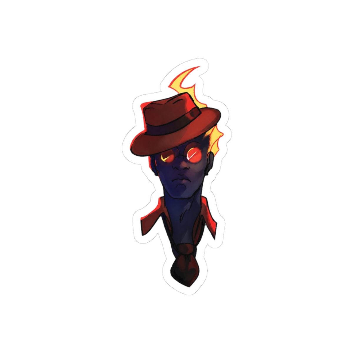Deadlock Infernus Fierce Hero MOBA Gaming Sticker - Official stickers merchandise