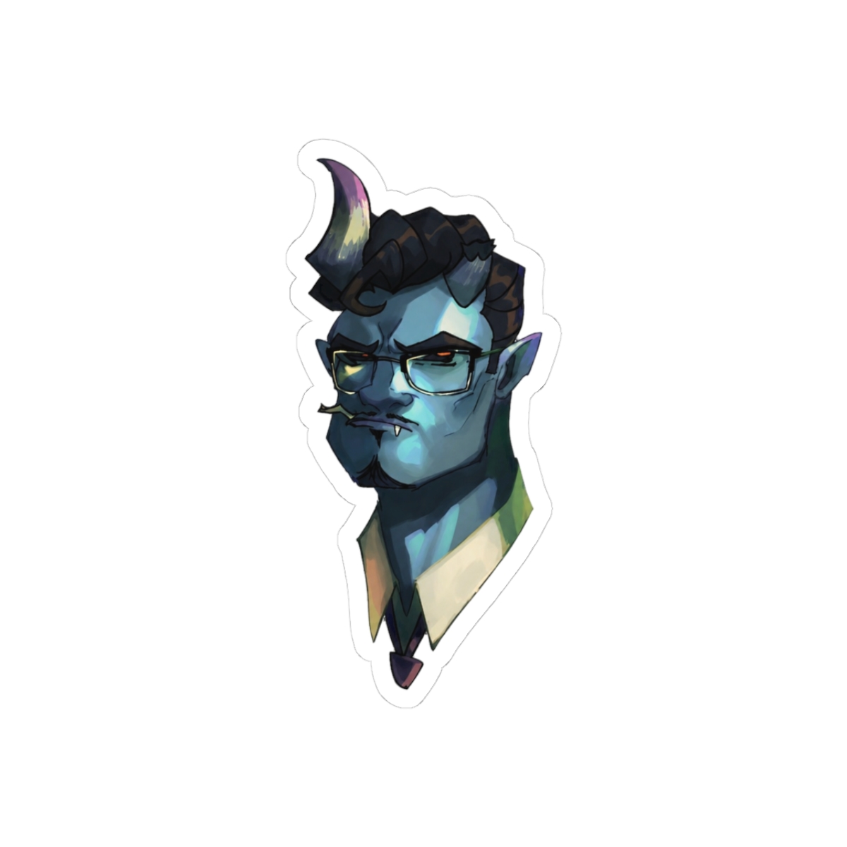 Deadlock Abrams Bold Gaming Hero Sticker - Official stickers merchandise