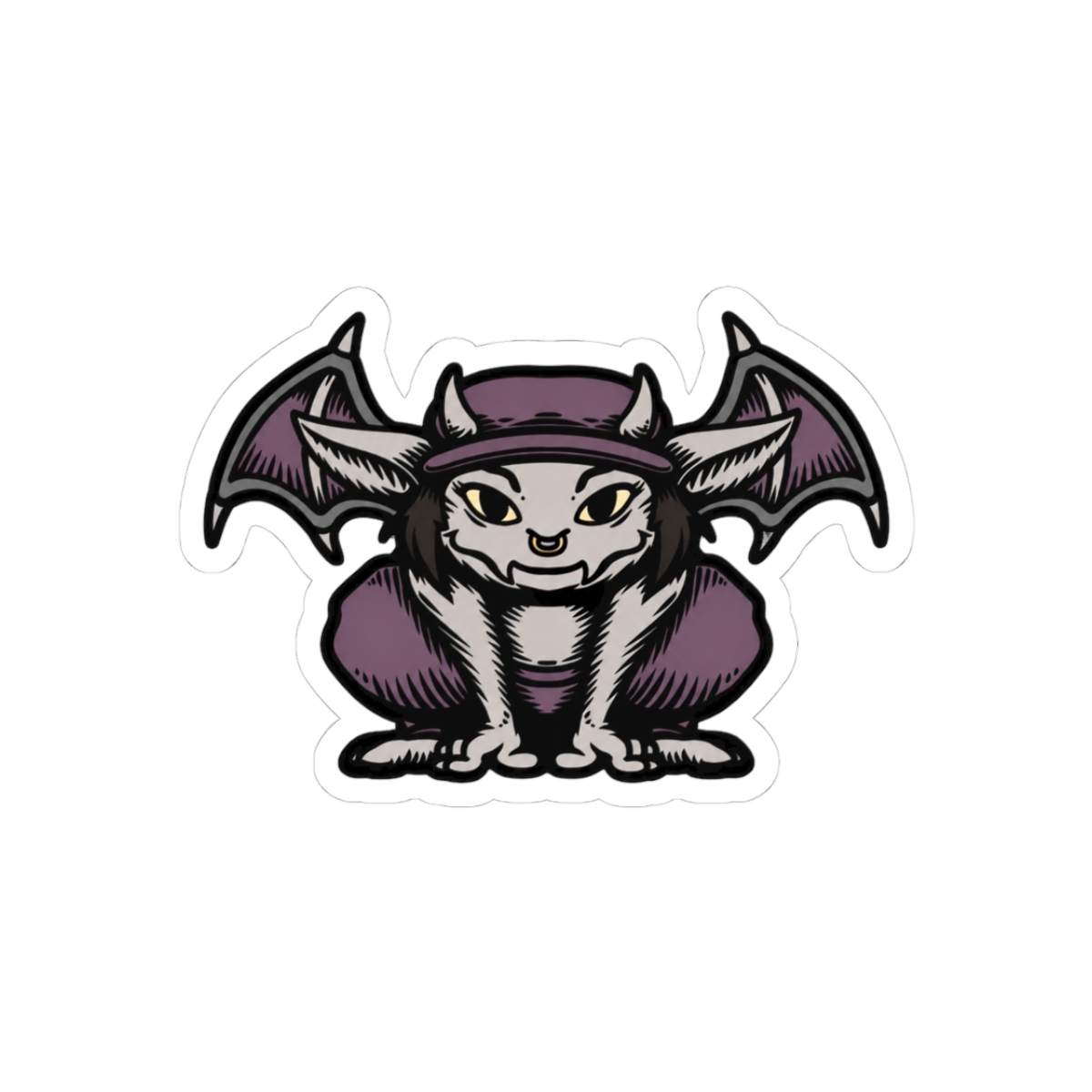 Deadlock Ivy Fierce Silhouette Gaming Sticker - Official stickers merchandise