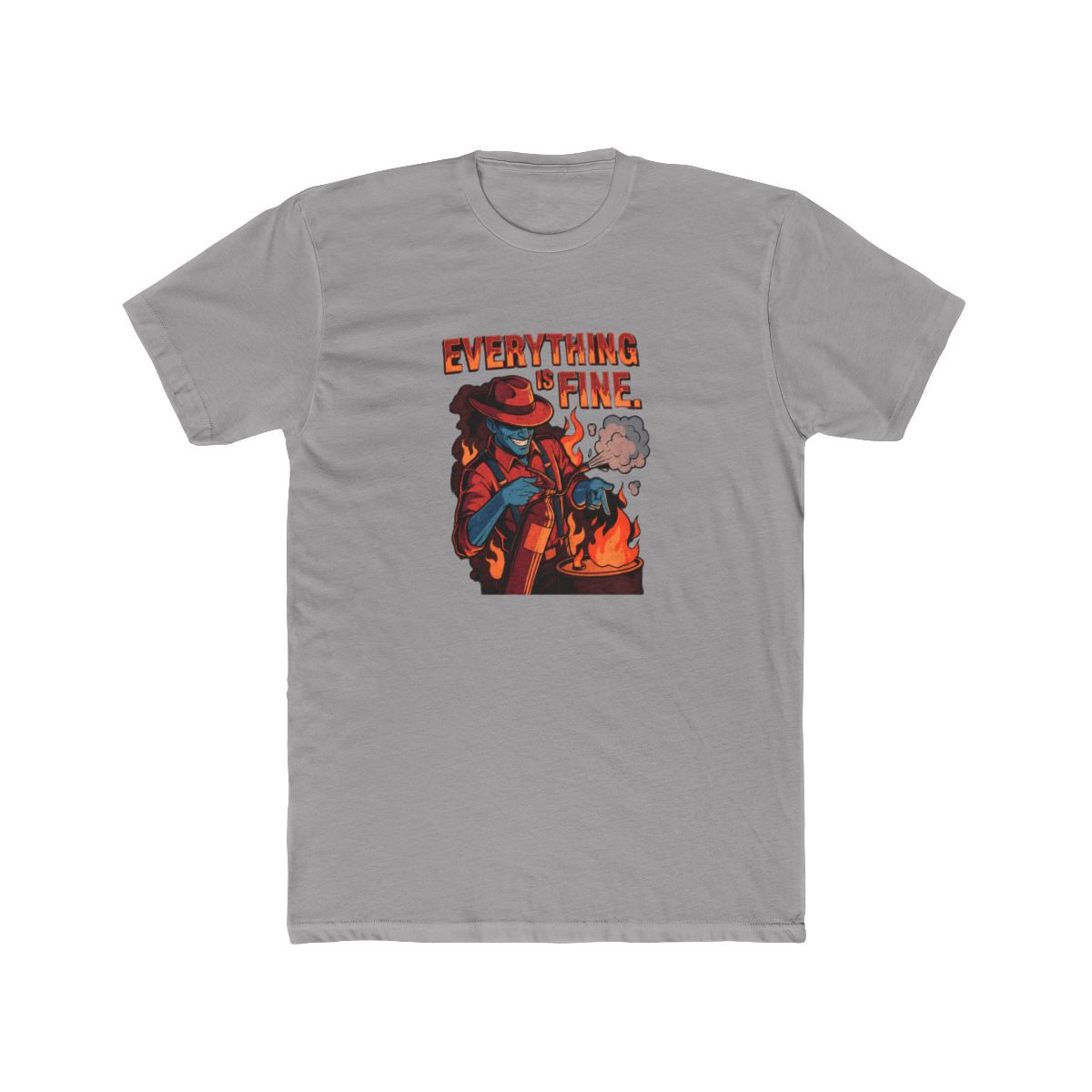Everything is Fine Infernus Deadlock Funny Gaming T Shirt - MOBA Gamer Gift - Official t-shirts merchandise