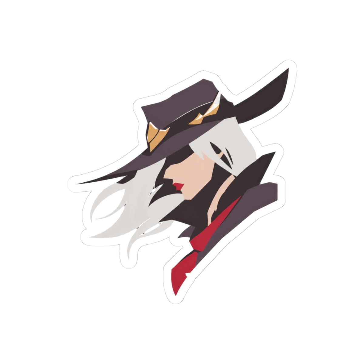 Minimalist Deadlock Sleek Tactical Gamer Sticker - Official stickers merchandise