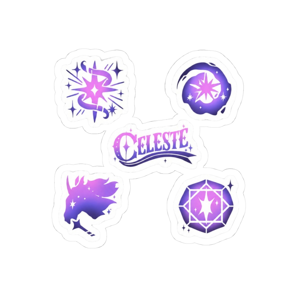Celeste Deadlock Ability Icons Pixel Gamer Sticker - Official stickers merchandise