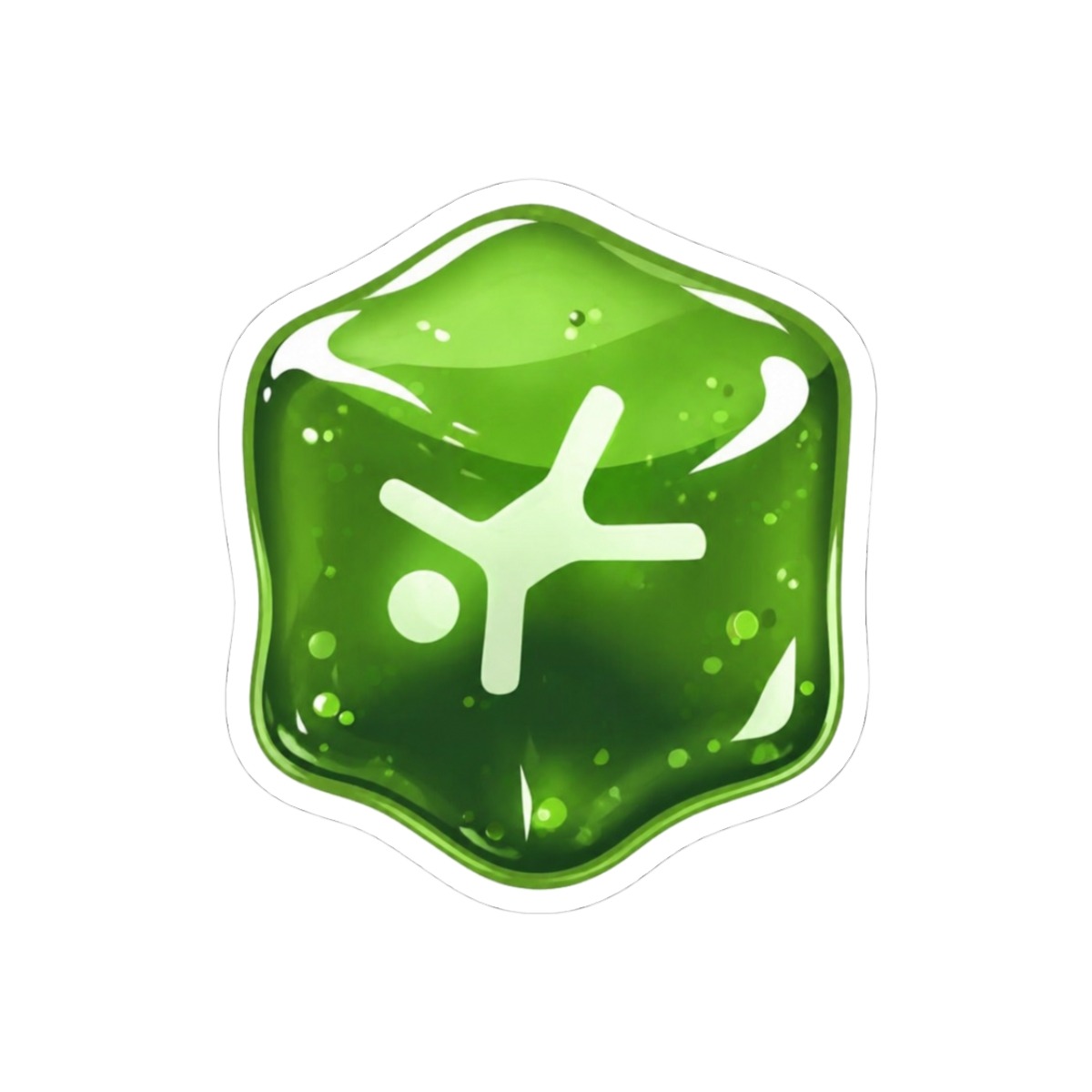 Viscous Deadlock The Cube Bold Gamer Sticker - Official stickers merchandise