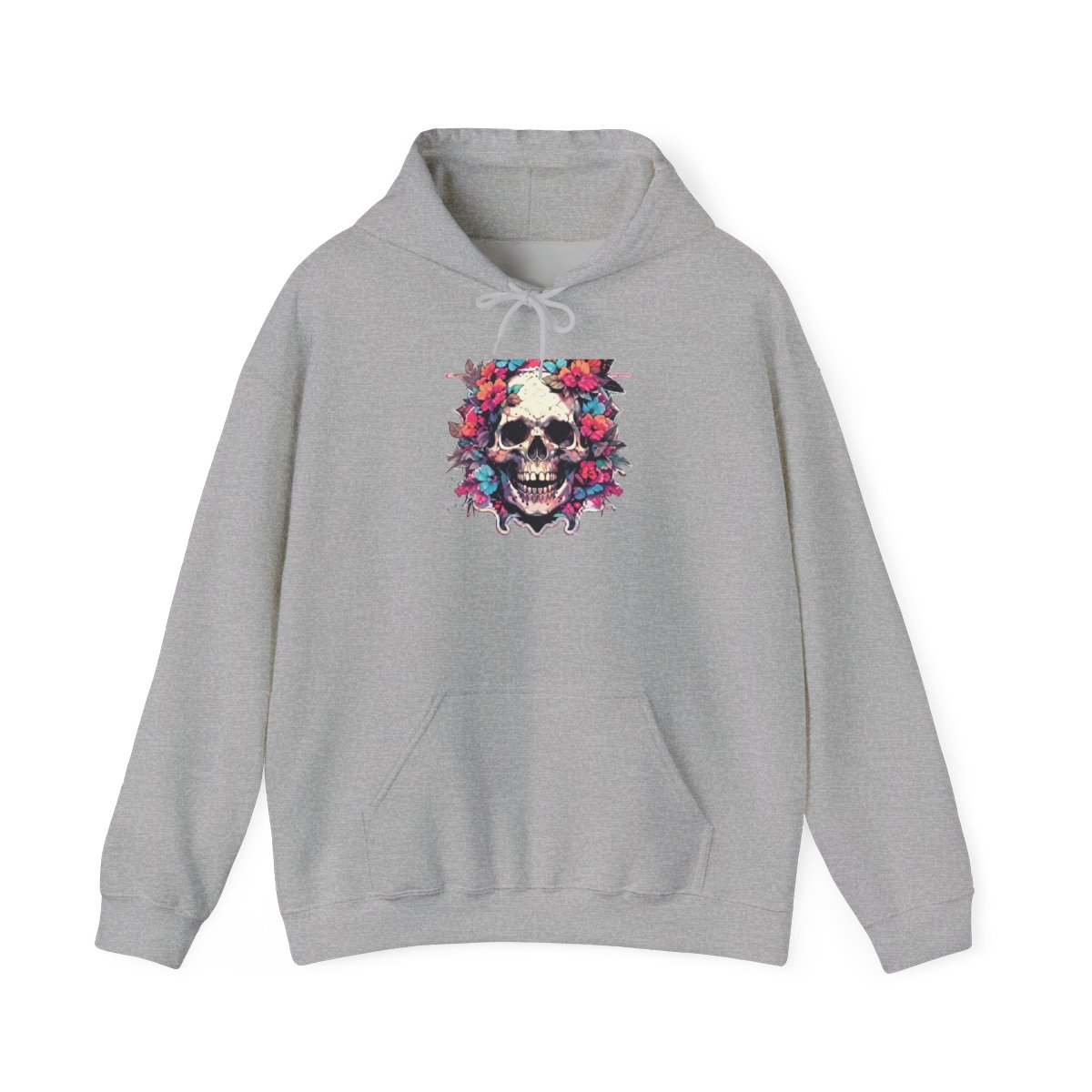 Totenkopf Skull Skeleton Bones Graphic Hoodie - Gothic Biker Gift - Official hoodies merchandise