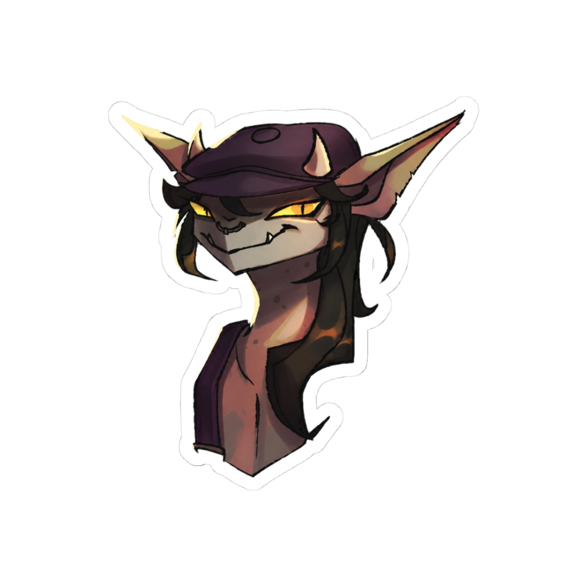 Deadlock Ivy Bold Stylized Portrait Gaming Sticker - Official stickers merchandise