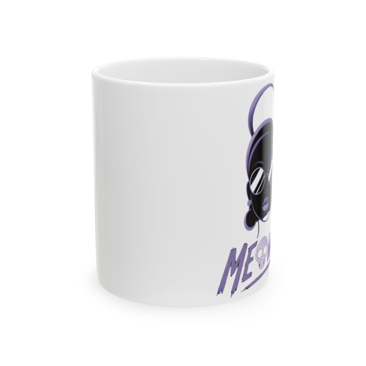 Quick View "Cat Lady Meowdered" Black Glossy Mug - Official mugs merchandise