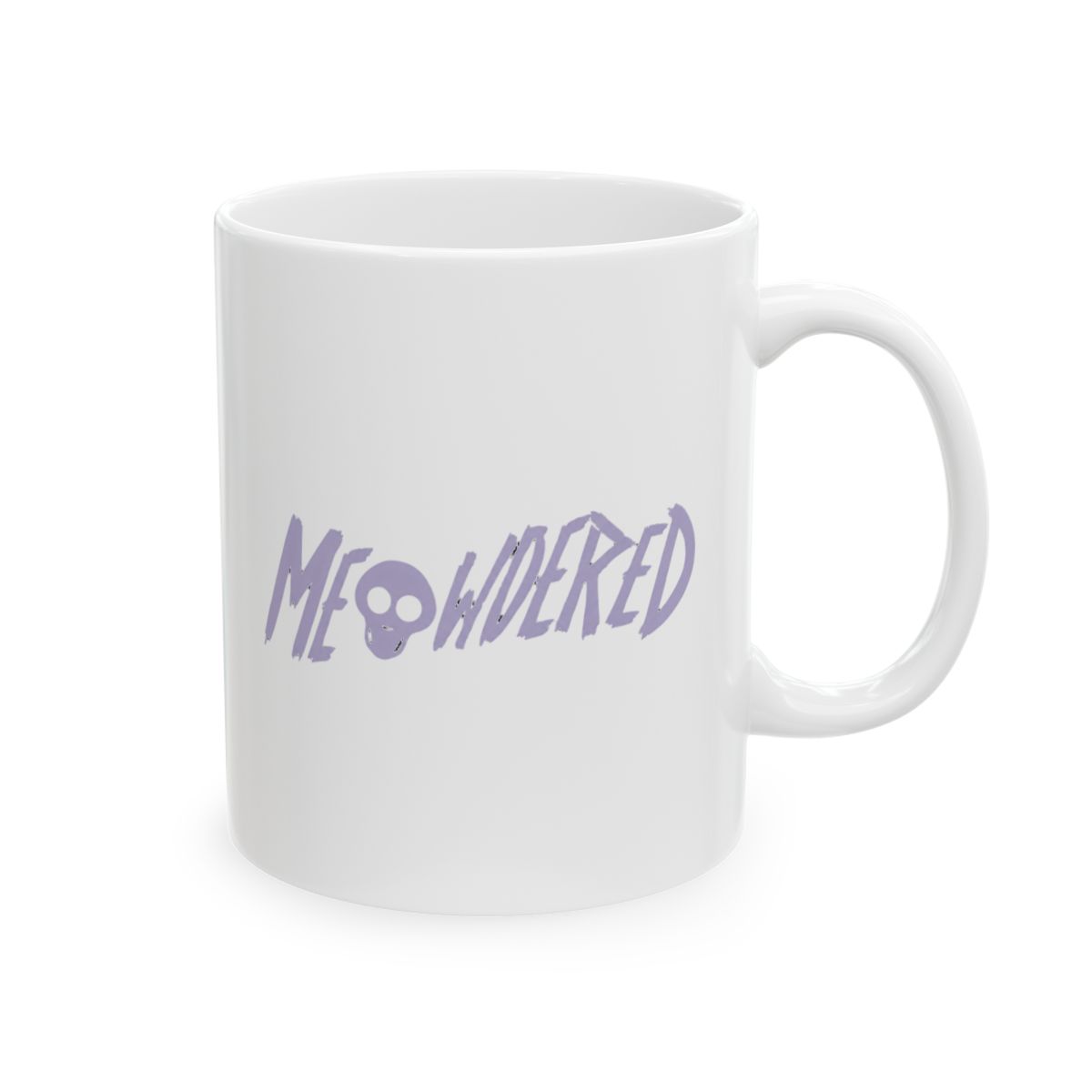 Quick View "Meowdered" Black Glossy Mug - Official mugs merchandise